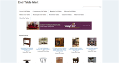 Desktop Screenshot of endtablemart.com